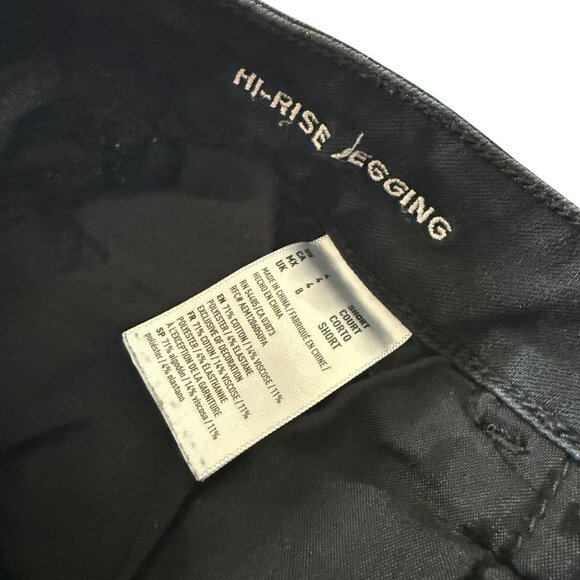 American Eagle Outfitters Hi-Rise Jegging 360 Super Stretch Black Denim Size 4 S - Picture 3 of 8